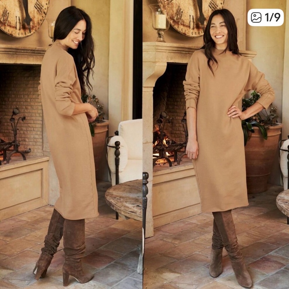 Frank & Eileen Isabelle Dress in Camel, Size S